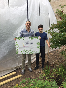 Gavin Brehm '19 (left) with Jacob Hullings '19.